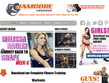 Tablet Screenshot of jamcoretraining.com